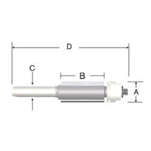 Straight 1/2TBB 1/4S Rtr Bit 1/2x1