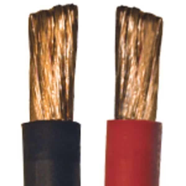 Red Welding Cable,4 ga.,50 ft., Mfr#: 202203-050, QUICKCABLE