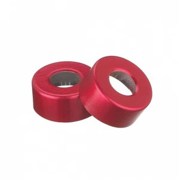 Red Unlined Open Top Aluminum Cr,PK1000, Mfr#: 224177-06, WHEATON