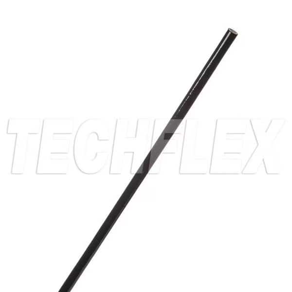 Braided Cable Sleeve, Fiberglass, Black