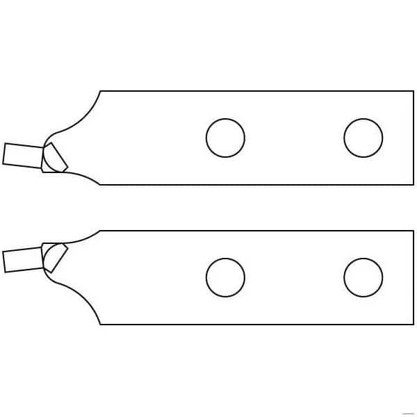 Spare Tips, 2, Straight, D 3.5mm, GEDORE, Mfr# E-8000 A 5
