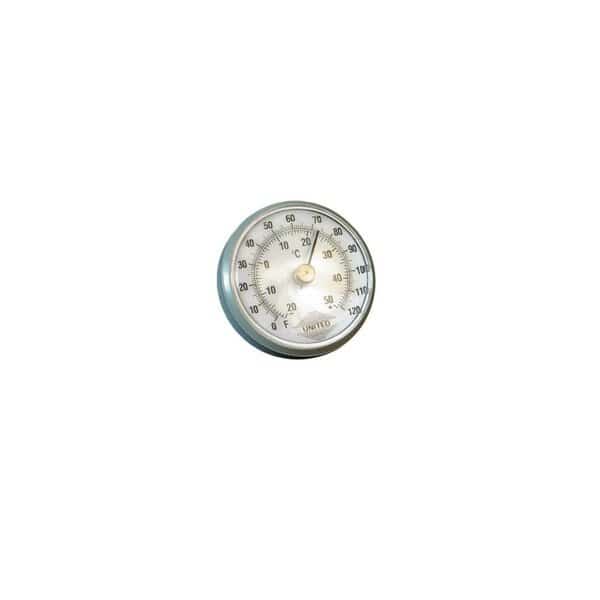 Dial Thermometer, -20 to 50C 0 to 120F