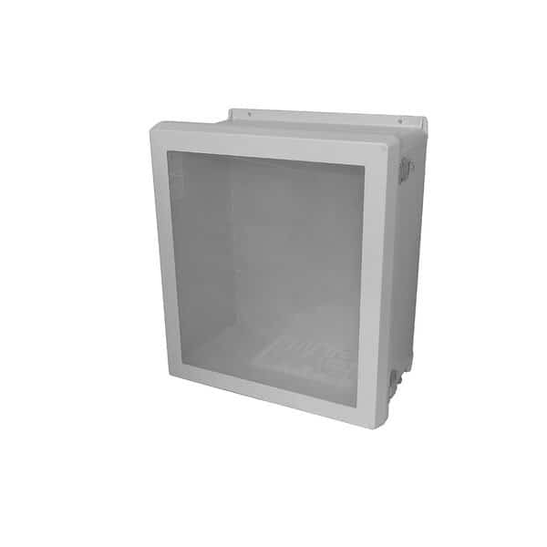 Padlockable Latch Electrical Enclosures, 19.32 in H, 9.58 in D, 17.32 in W