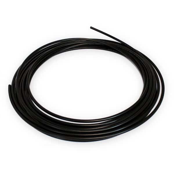 Nylon Tubing, 1/4" OD x 1000 in., Coil, Bk