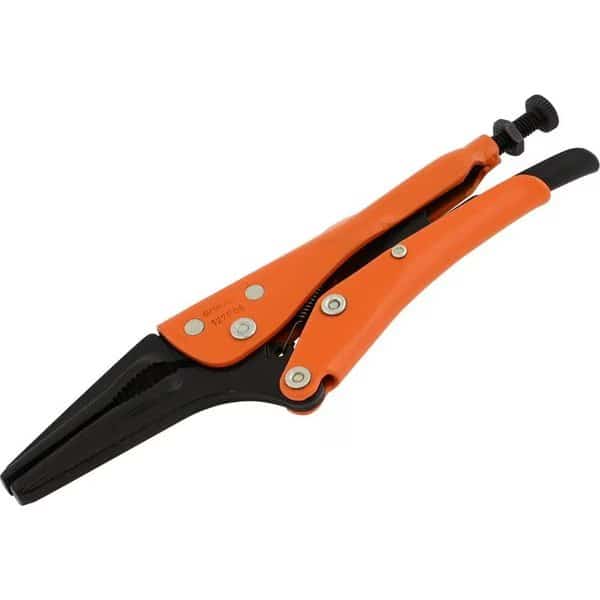6 Locking Pliers, 218 Jaw Opening, Long Nose