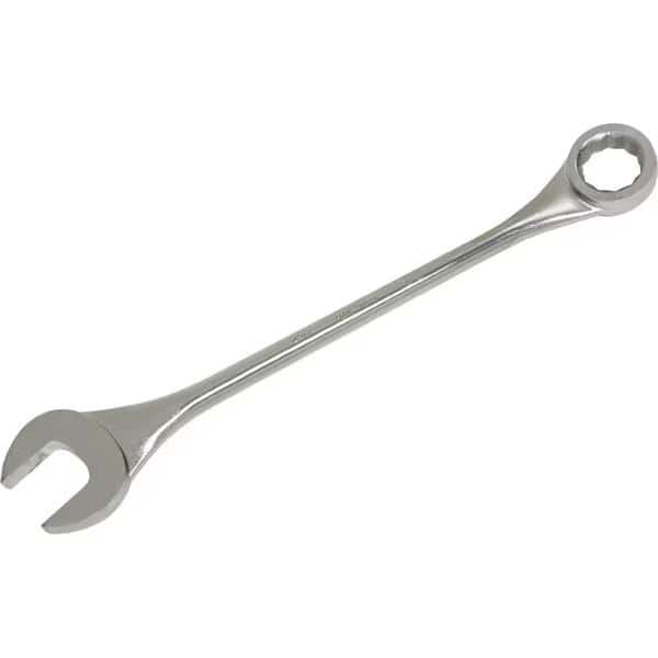 Combination Wrench 2-5/8", 12 Point, Satin Chrome Finish