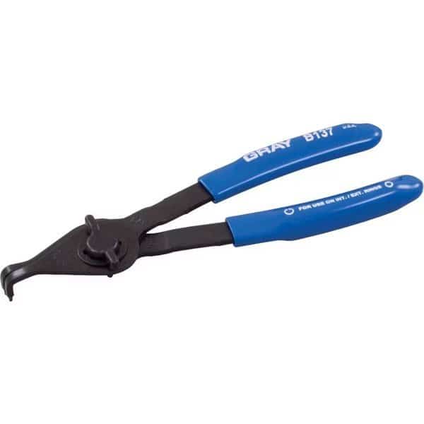 Snap Ring Plier, Convertible Internal/external, 6 Long, 90 Degree .047 Fixed Tip