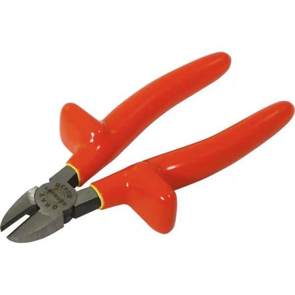 7-1/2" Side Cut, Diamond Slim Nose Pliers W/ Vinyl Grips, 1" Jaw, 1000V