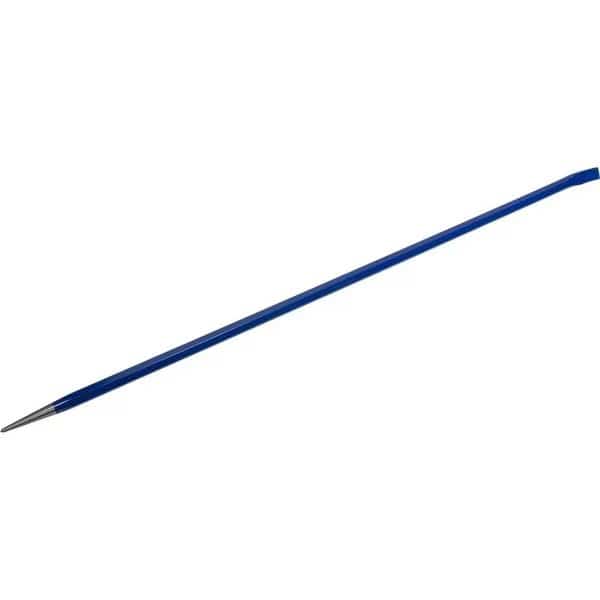 38" Pinch Bar, 3/4" Hexagon Shank, Royal Blue Paint Finish
