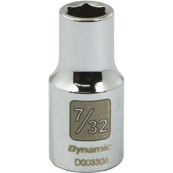 1/4" Drive, Jul-32 SAE Socket, 6 Points