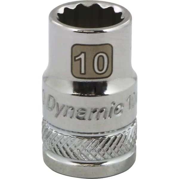 3/8" Drive, 10mm Metric Socket, 12 Points
