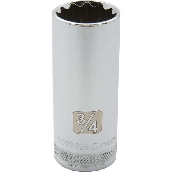 3/8" Drive, 3/4" SAE Socket, 12 Points