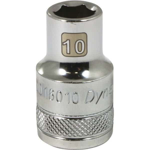 1/2" Drive, 10mm Metric Socket, 6 Points