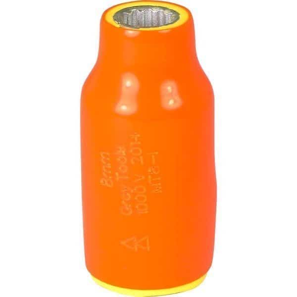 8mm X 3/8" Drive, 12 Point Standard Length, 1000V Insulated