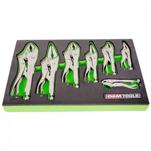 7 Piece Locking Pliers Set