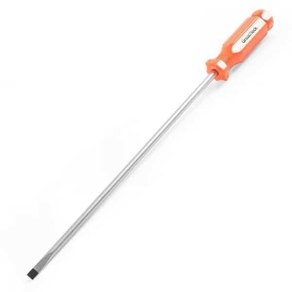 1/4 x 10 Inch Slotted Round Shank Cabinet Tip Screwdriver