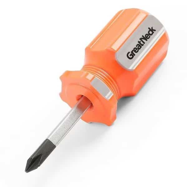 No. 1 x 1.5 Inch Phillips Square Shank Stubby Screwdriver