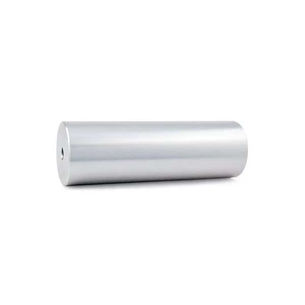 Round Standoffs, 5/16"-18 Thrd Sz, 6 in Bd L, Aluminum Clear Anodized, 2 in OD
