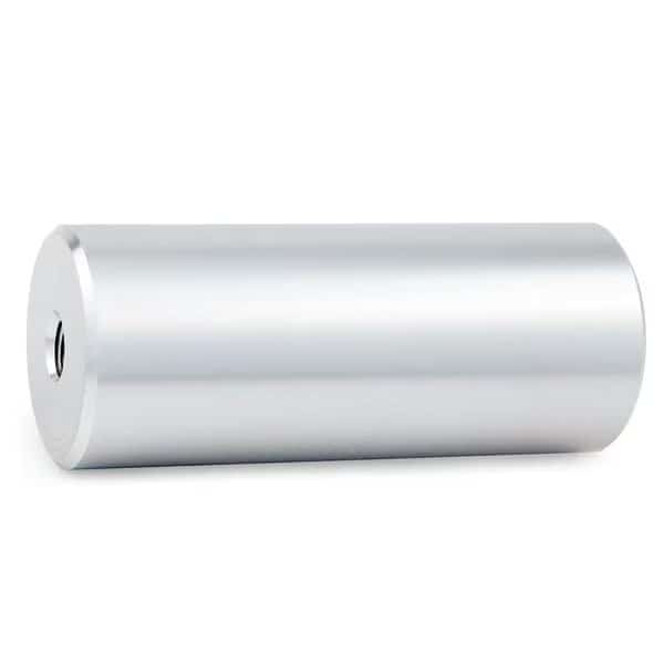 Round Standoffs, 5/16"-18 Thrd Sz, 3 in Bd L, Aluminum Clear Anodized, 1-1/4 in OD