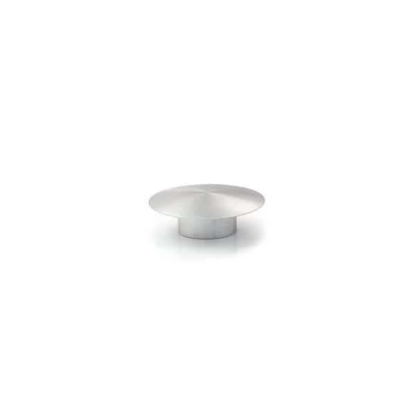 Standoff Cap, 5/16"-18 Thrd Sz, Aluminum Clear Anodized