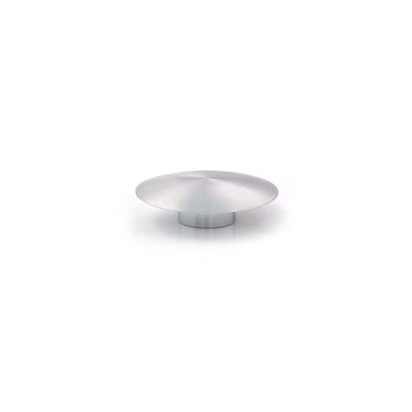 Standoff Cap, 5/16"-18 Thrd Sz, Aluminum Clear Anodized