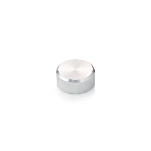 Standoff Cap, 5/16"-18 Thrd Sz, Aluminum Clear Anodized
