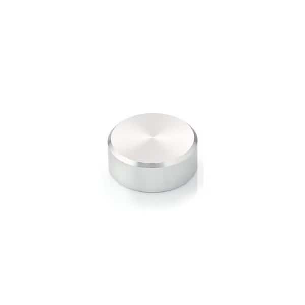 Standoff Cap, 5/16"-18 Thrd Sz, Aluminum Clear Anodized