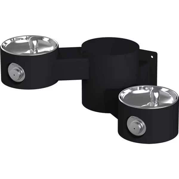 Mechanical Front Bubbler Button Wall Mount (On Wall) 14.07 in H, 32.85 in W