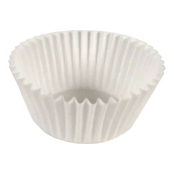 3.5" White Fluted Baking Cups 10000 PK