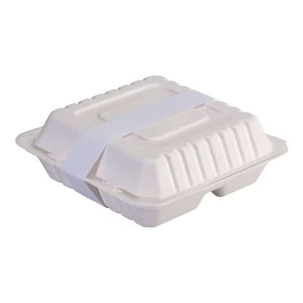 1.5" x 24" White Peel & Seal Tamper Evident Bands PK 2500