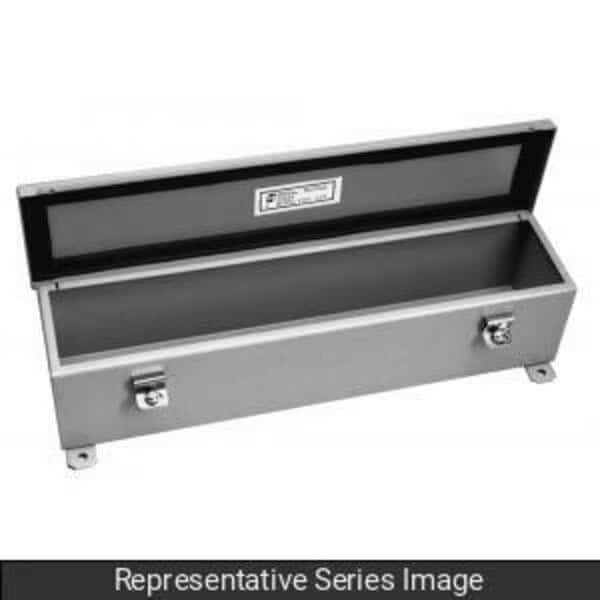 N4/12 Wiring Trough, 4 x 4 x 12, Steel/Gray