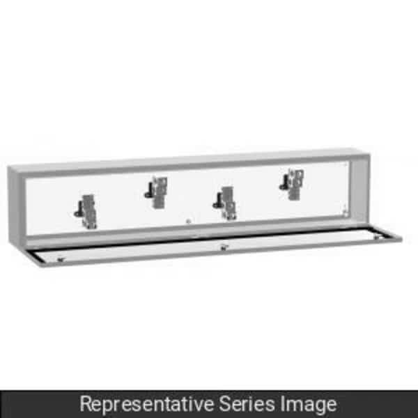 3R/4 Splitter Trough 225A 4 Wire, Steel/Gray