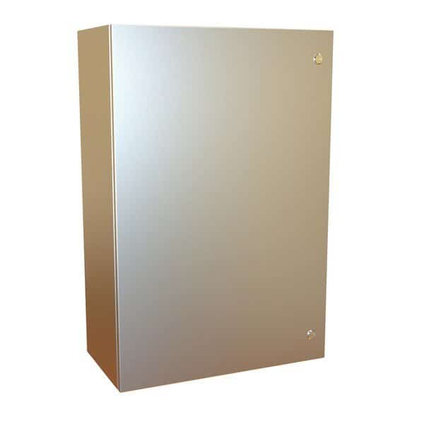 1/4 Turn Latch with Handle Electrical Enclosures, 36 in H, 12 in D, 24 in W