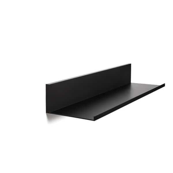 No Stud Floating Shelf 48", Black Powder Coat