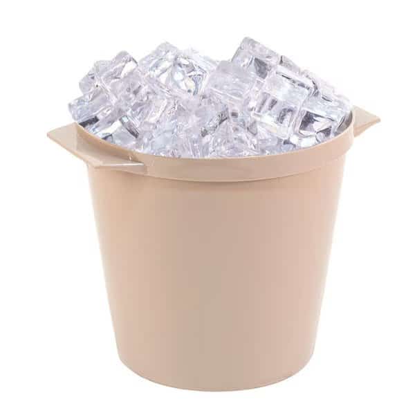 R1000BLH-Essential 3 Qt. Round Ice Bucket W/ Handles, Blush, PK 36