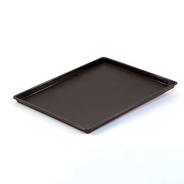 Essential 10.5x12.5" Rect. Tray W/ Square Corners, Walnut, PK 36