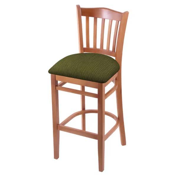 25" Counter Stool, Medium Finish, Graph Parrot Seat, Holland Bar Stool Co, Mfr#: 312025Med015