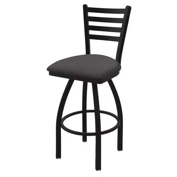 30" Swivel Bar Stool, Black Wrinkle, Canter Storm Seat, Holland Bar Stool Co, Mfr#: 41030BW004