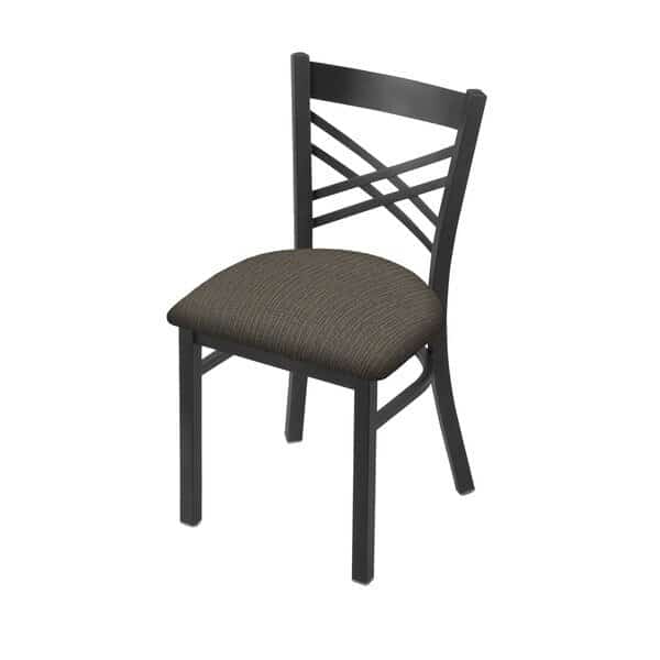 620 Catalina 18" Chair with Pewter Finish and Graph Chalice Seat
