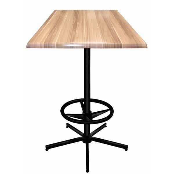 42" Tall In/Outdoor All-Season Table, 36" x 36" Square Natural Top