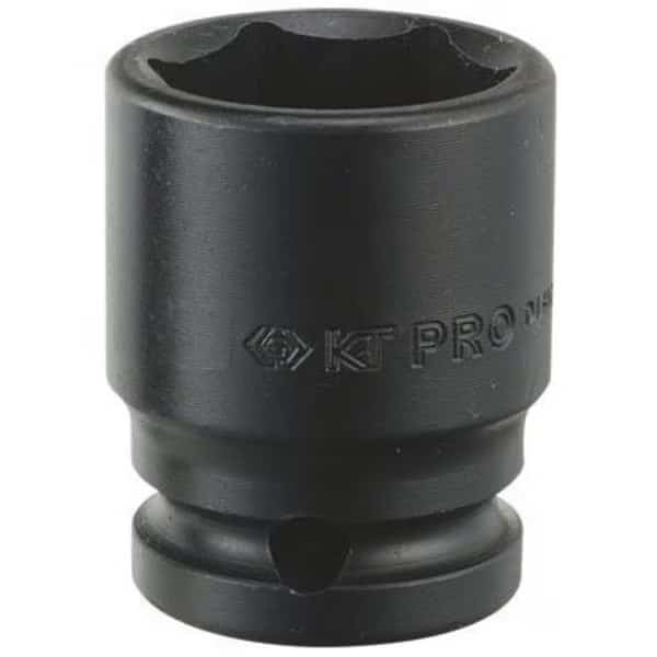 1/2" Drive Impact Socket 1/2" SAE 6 Point, Black