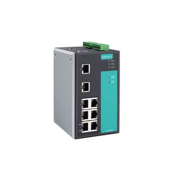 Managed Ethernet Switch W/ 8 10/100BasetXPorts, -10 To 60 Deg.C