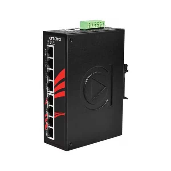 8-Port Industrial PoE+ Gigabit Unmanaged Ethernet Switch