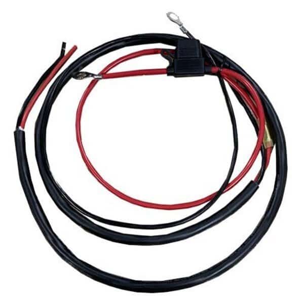 - Cable Assembly - 10AWG - for battery connection, 8.5mm Ring Lug on one end,