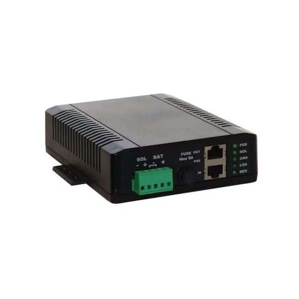 PWM Solar Chrg, 12V 8A, 24V 30W Pasv PoE, Tycon Systems, Mfr#: TP-SCPOE-1224