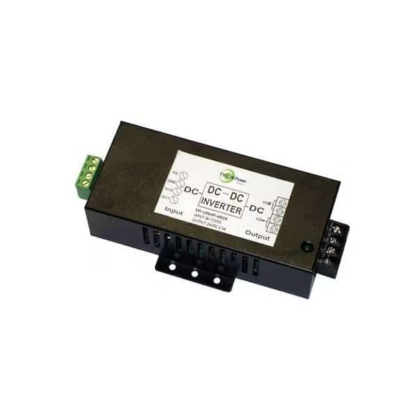 DC to DC Converter, 10-15V DC to 24V DC, 70VA, 0 Hz, DIN Rail, Metal