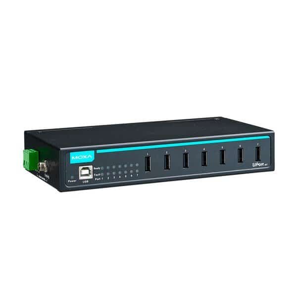 7Port Indust.-Grade Usb Hub, W/ Adapter