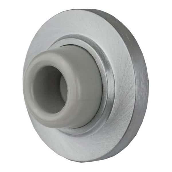 Brushed Chrome Concave Wall Mounted Door Stop