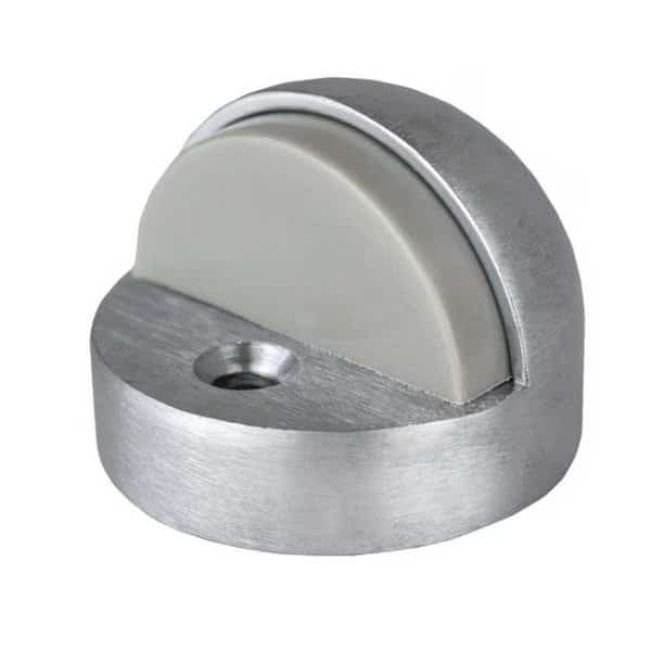 Brushed Chrome High Dome Floor Mounted Door Stop