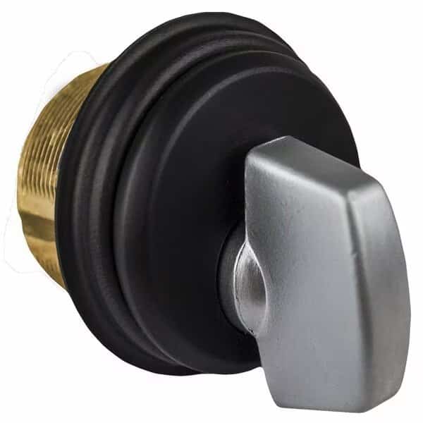 1 in. Brass Thumbturn Mortise Lockbody for Adams Rite Type Storefront Door in Duronodic